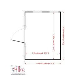 Shire 8x6 Cottage Whitewood Pine Playhouse Assembly Service Included -Bestway Garden Sales Store shire 8x6 cottage whitewood pine playhouse assembly service included5019804111824 02t