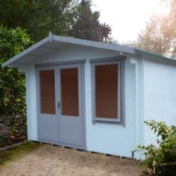 Shire Berryfield 11x8 Eco Glass Apex Tongue & Groove Wooden Cabin - Base Not Included -Bestway Garden Sales Store shire berryfield 11x8 eco glass apex tongue groove wooden cabin base not included5019804112289 01i