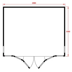 Shire Blenheim 10x8 Apex Shiplap Wooden Summer House With Bi-fold Door - Assembly Service Included -Bestway Garden Sales Store shire blenheim 10x8 apex shiplap wooden summer house with bi fold door assembly service included5019804111213 02t