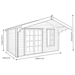 Shire Cannock 10x8 Ft Toughened Glass Apex Tongue & Groove Wooden Cabin With Felt Tile Roof -Bestway Garden Sales Store shire cannock 10x8 ft toughened glass apex tongue groove wooden cabin with felt tile roof5019804111282 03t