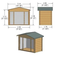 Shire Epping 10x6 Ft Toughened Glass Apex Tongue & Groove Wooden Cabin With Tile Roof -Bestway Garden Sales Store shire epping 10x6 ft toughened glass apex tongue groove wooden cabin with tile roof5019804119486 01t bq