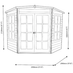 Shire Hampton 10x10 Glass Pent Shiplap Wooden Summer House - Base Not Included 20 Shire Hampton 10x10 Glass Pent Shiplap Wooden Summer House - Base Not Included -Bestway Garden Sales Store shire hampton 10x10 glass pent shiplap wooden summer house base not included5019804008186 02t