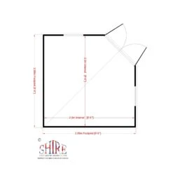 Shire Hampton 10x10 Glass Pent Shiplap Wooden Summer House - Base Not Included 21 Shire Hampton 10x10 Glass Pent Shiplap Wooden Summer House - Base Not Included -Bestway Garden Sales Store shire hampton 10x10 glass pent shiplap wooden summer house base not included5019804008186 03t