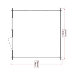 Shire Hartley 8x6 Glass Apex Tongue & Groove Wooden Cabin - Base Included -Bestway Garden Sales Store shire hartley 8x6 glass apex tongue groove wooden cabin base included5397007006421 02t bq