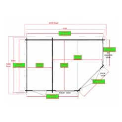 Shire Leygrove 14x10 Toughened Glass Apex Tongue & Groove Wooden Cabin -Bestway Garden Sales Store shire leygrove 14x10 toughened glass apex tongue groove wooden cabin5019804111244 02t
