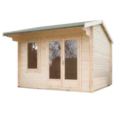 Shire Marlborough 10x14 Glass Apex Tongue & Groove Wooden Cabin - Base Not Included -Bestway Garden Sales Store shire marlborough 10x14 glass apex tongue groove wooden cabin base not included5019804112401 01c bq