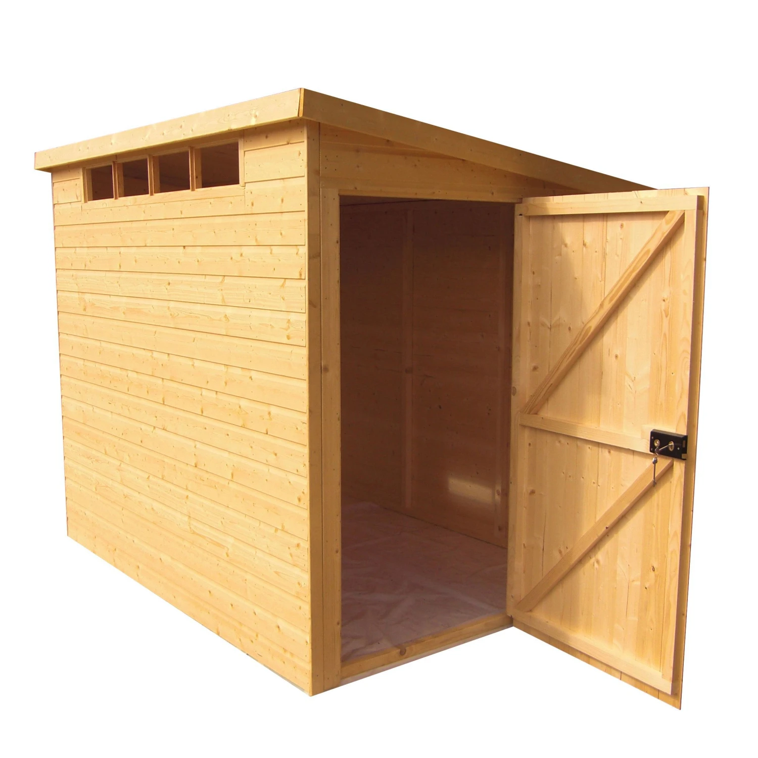 Shire Security Cabin 8x6 Ft Pent Shiplap Wooden Shed With Floor 1 Shire Security Cabin 8x6 Ft Pent Shiplap Wooden Shed With Floor