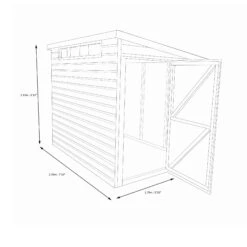 Shire Security Cabin 8x6 Ft Pent Shiplap Wooden Shed With Floor 9 Shire Security Cabin 8x6 Ft Pent Shiplap Wooden Shed With Floor -Bestway Garden Sales Store shire security cabin 8x6 ft pent shiplap wooden shed with floor5019804112166 03t