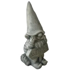 Terrastyle Grey Gnome Garden Ornament (H)47.5cm -Bestway Garden Sales Store terrastyle grey gnome garden ornament h 47 5cm5021346520125 37c bq