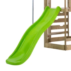 TP Toys Castlewood Brown & Green Wooden Swing Set & Slide -Bestway Garden Sales Store tp toys castlewood brown green wooden swing set slide5021854934018 05c bq
