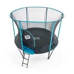 TP Toys Genius Black & Blue 12 Ft Trampoline -Bestway Garden Sales Store tp toys genius black blue 12 ft trampoline5021854902123 02c bq
