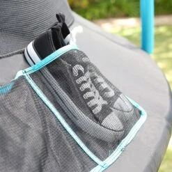 TP Toys Genius Black & Blue 12 Ft Trampoline -Bestway Garden Sales Store tp toys genius black blue 12 ft trampoline5021854902123 03i bq