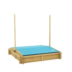 TP Toys Timber Rectangular Sand Pit With Canopy 9 TP Toys Timber Rectangular Sand Pit With Canopy -Bestway Garden Sales Store tp toys timber rectangular sand pit with canopy5021854102752 03c bq