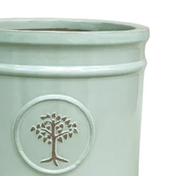 Verve Barcău Olive Ceramic Circular Plant Pot (Dia)38cm -Bestway Garden Sales Store verve barcau olive ceramic circular plant pot dia 38cm5059340327709 36c