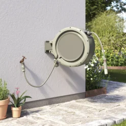 Verve Wall-mounted Auto Hose Reel Set (L)35m -Bestway Garden Sales Store verve wall mounted auto hose reel set l 35m5059340250977 01i