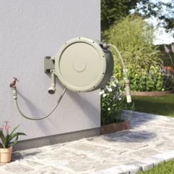 Verve Wall-mounted Auto Hose Reel Set (L)35m -Bestway Garden Sales Store verve wall mounted auto hose reel set l 35m5059340250977 04i