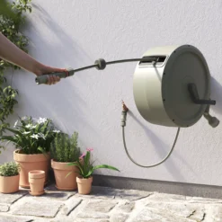 Verve Wall-mounted Manual Hose Reel Set (L)40m -Bestway Garden Sales Store verve wall mounted manual hose reel set l 40m5059340251004 03i