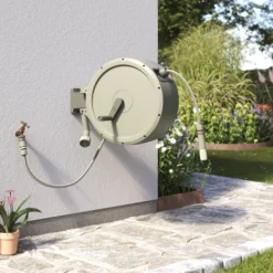 Verve Wall-mounted Manual Hose Reel Set (L)40m -Bestway Garden Sales Store verve wall mounted manual hose reel set l 40m5059340251004 04i