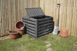 Verve Wood Effect Composter 400L -Bestway Garden Sales Store verve wood effect composter 400l5063022039118 02i
