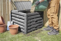Verve Wood Effect Composter 400L -Bestway Garden Sales Store verve wood effect composter 400l5063022039118 07i