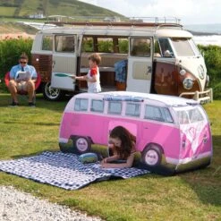 Volkswagen Pink Camper Van Pop Up Tent -Bestway Garden Sales Store volkswagen pink camper van pop up tent5031470224899 09i bq