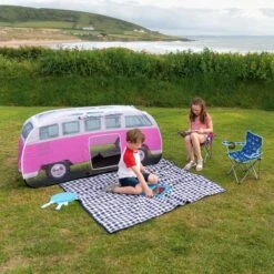 Volkswagen Pink Camper Van Pop Up Tent -Bestway Garden Sales Store volkswagen pink camper van pop up tent5031470224899 12i bq