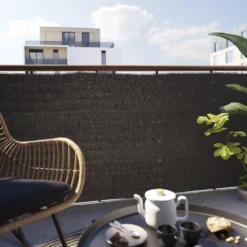 Woven Breeze Grey High-density Polyethylene (HDPE) & Woven Fibre Garden Screen (H)1m (W)3m -Bestway Garden Sales Store woven breeze grey high density polyethylene hdpe woven fibre garden screen h 1m w 3m5059340672359 01i